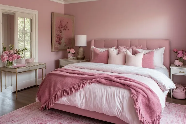 Pink bedroom ideas