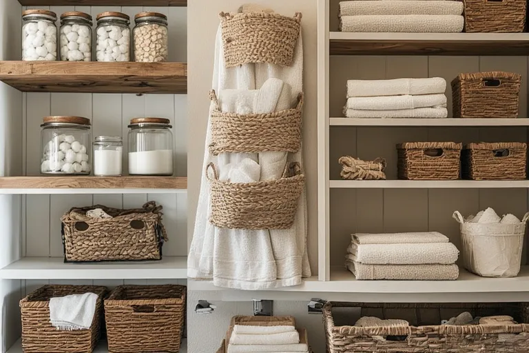 Storage Ideas for a Clutter-Free Bathroom Cottagecore