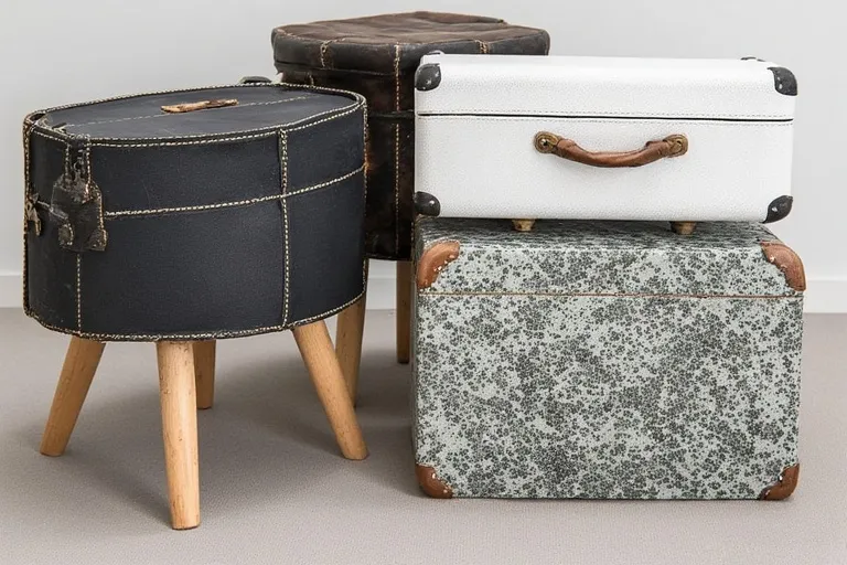 Suitcase Side Table