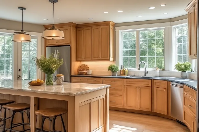 The Beauty of Natural Maple Kitchen Cabinets