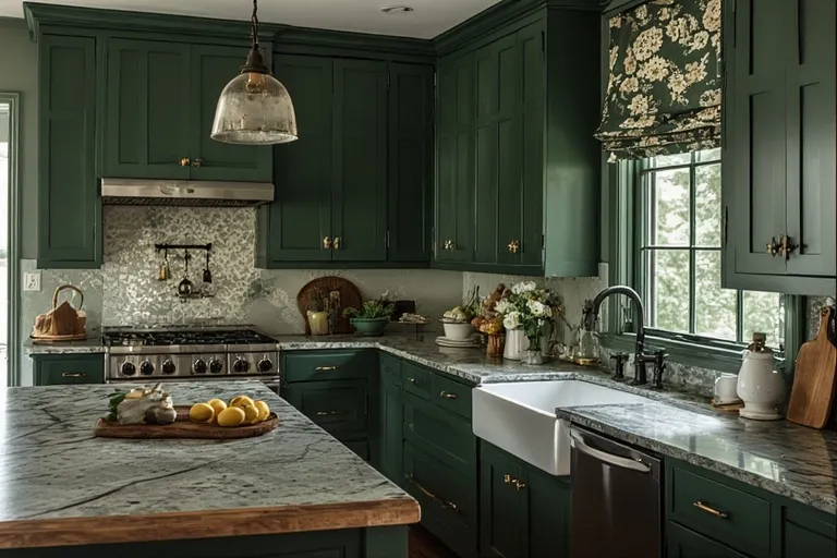 Tips for Maintaining Your Dark Green Cabinets