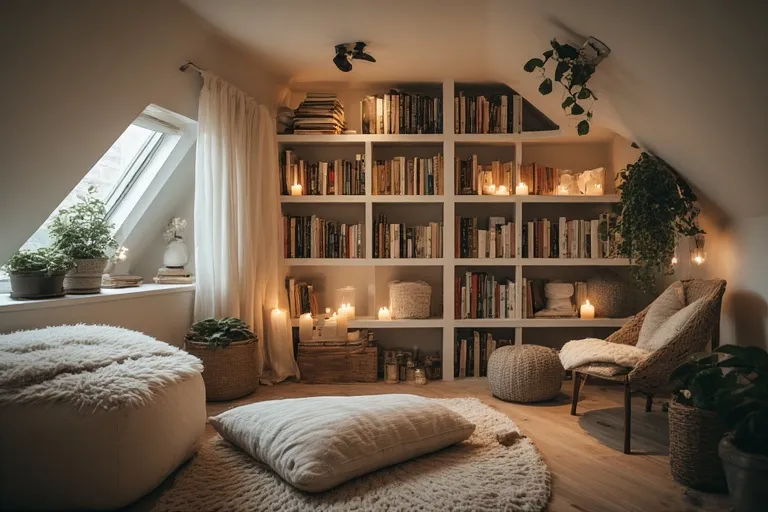 Transform It into a Reading Nook or Mini Library
