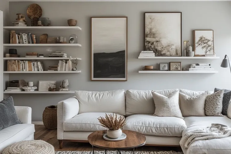Wall shelves styling tips