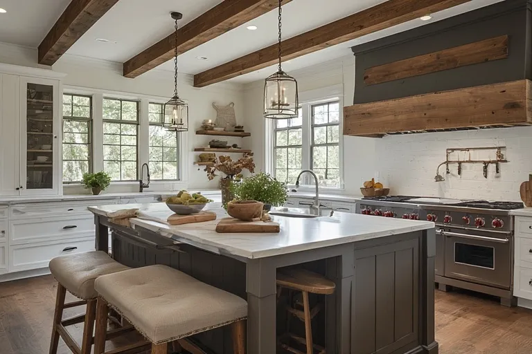 What Defines Farmhouse Kitchen Style