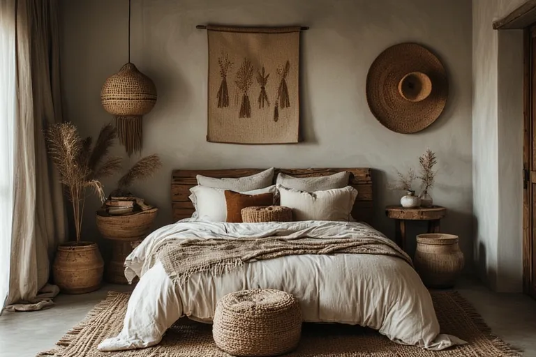 boho coastal bedroom