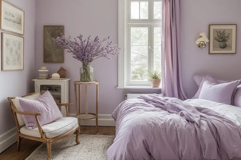 lavender room aesthetic