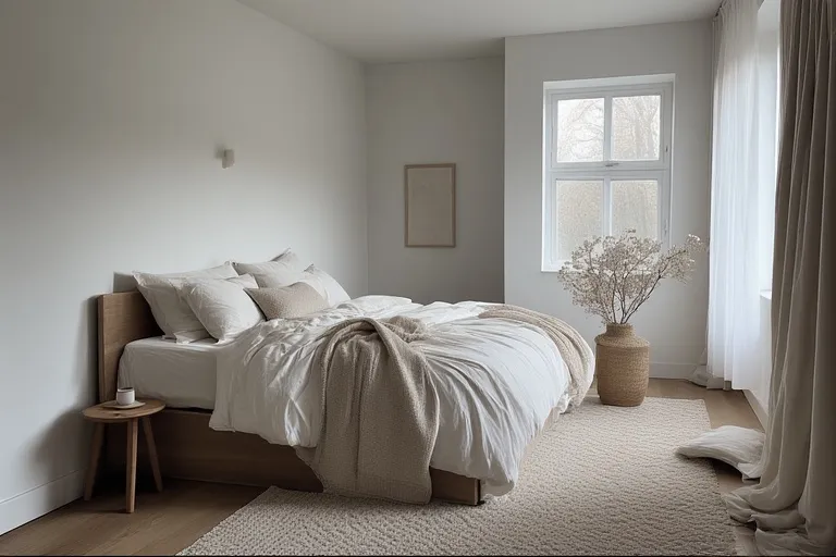 minimalistic bedroom