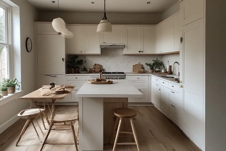 neutral kitchen makeover