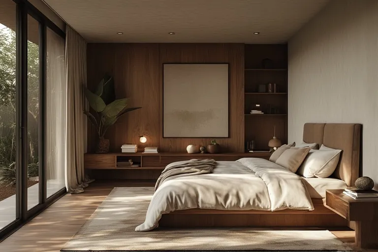 organic modern bedroom
