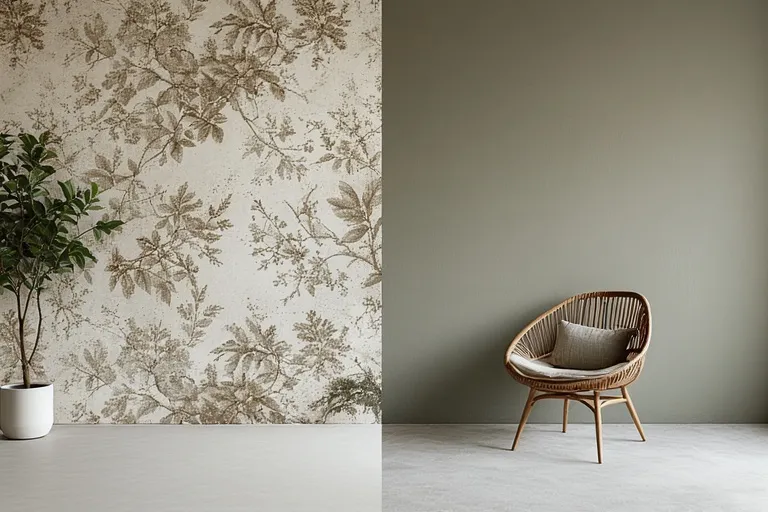 wallpaper vs paint walls