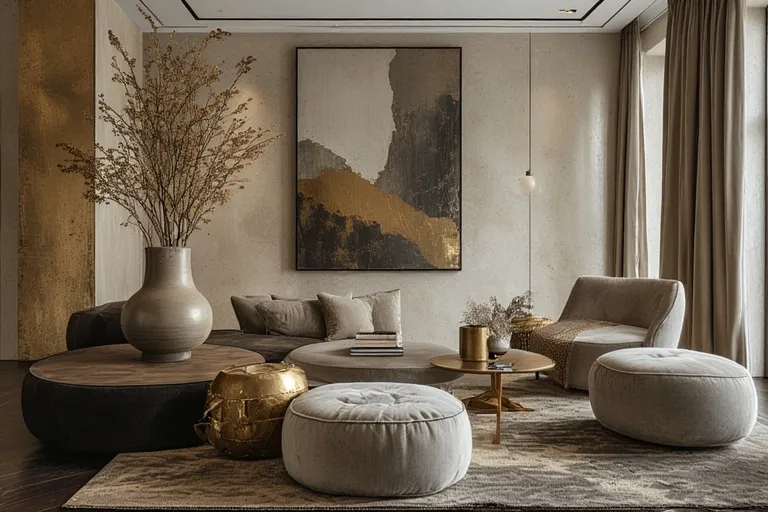 Achieving Balance with Gold Accents