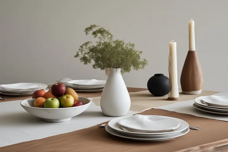 Avant garde dining decor