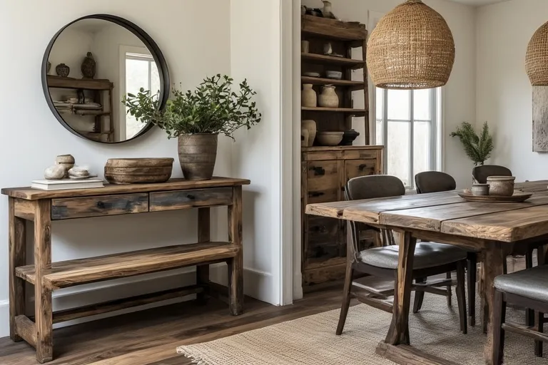 Balancing Reclaimed Pieces with Modern Elements