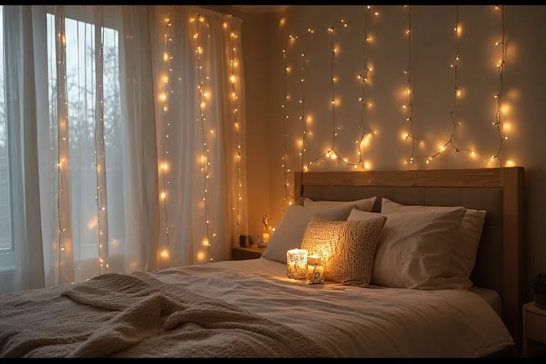Bedroom Bliss with Subtle Sparkles