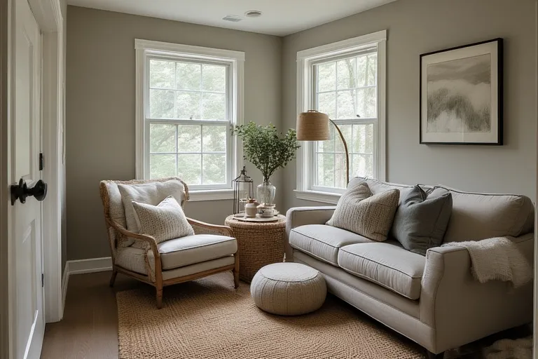 Bedroom sitting area