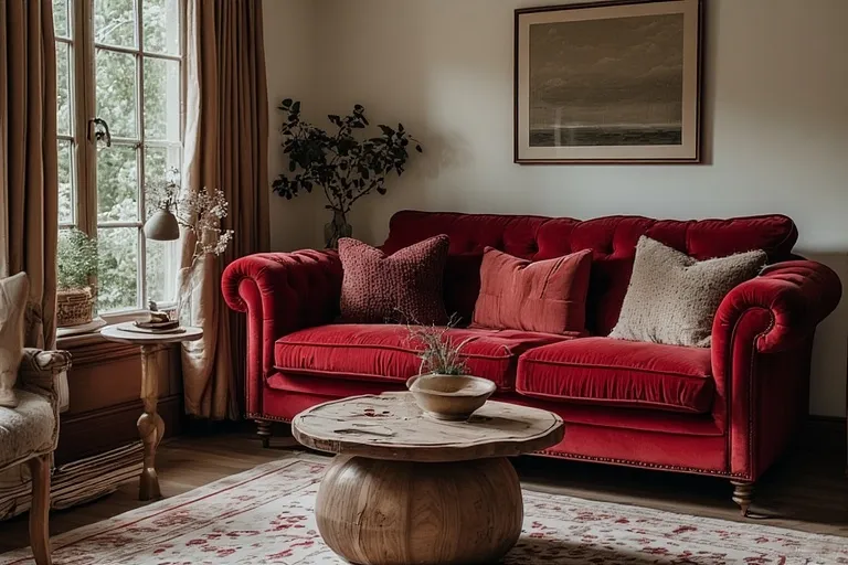 Cherry colored decor