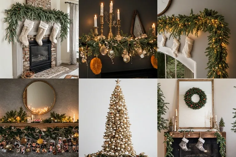 Christmas Mantel Styling Ideas for Every Home