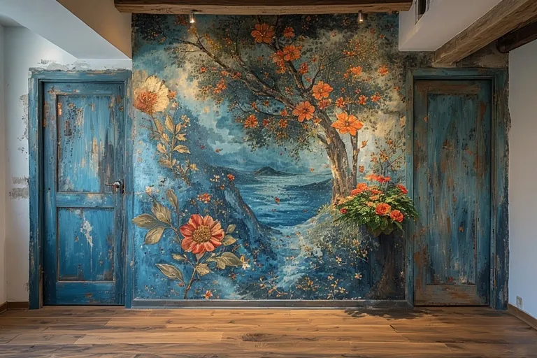 Door murals decor