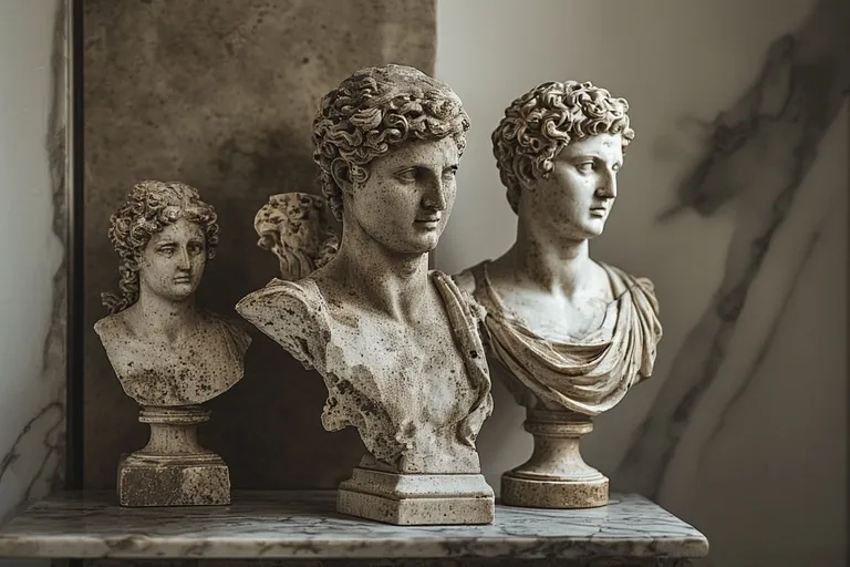 Greek bust decor