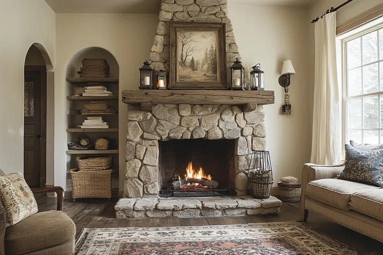 Highlight the Fireplace as a Focal Point