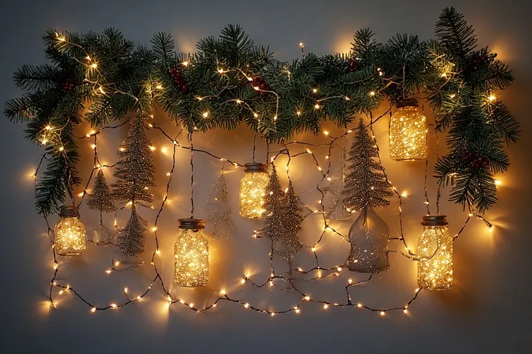 Holiday lights indoor ideas
