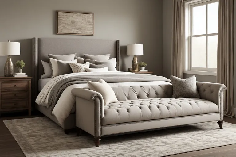 Incorporating a Couch at the Foot of the Bed