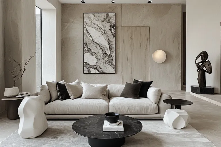 Integrating Statues with Modern Interior Design