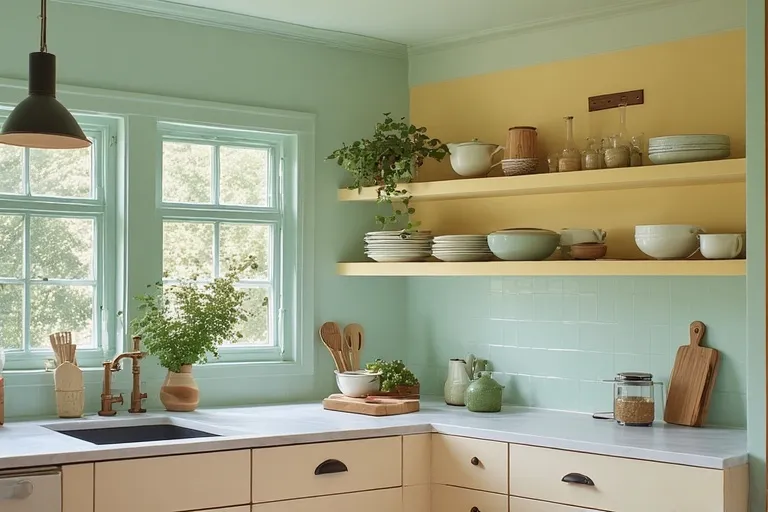 Kitchen Fresh and Airy Aesthetics