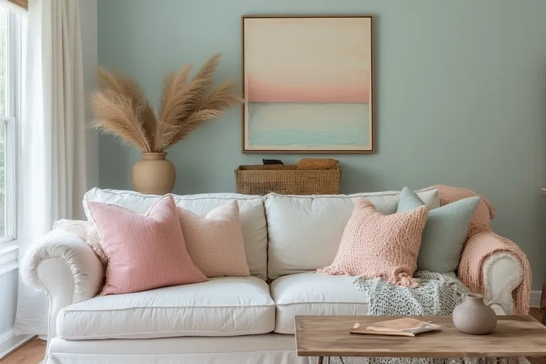 Living Room A Soft and Inviting Retreat