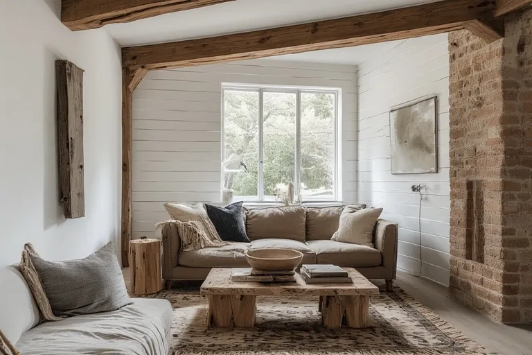 Mix Shiplap with Other Textures