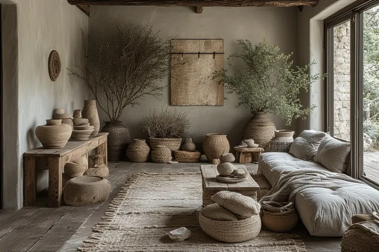 Natural Elements Add Warmth and Movement