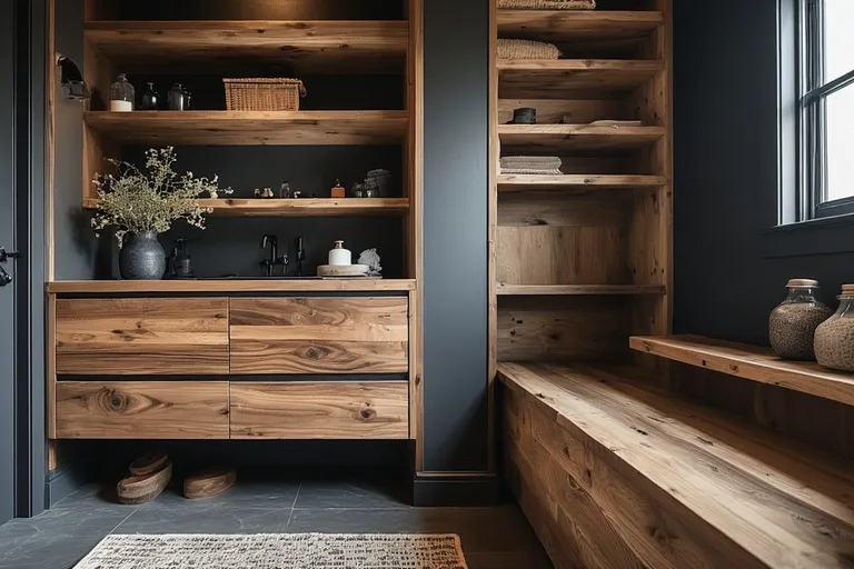 Natural Wood Accents for an Organic Touch