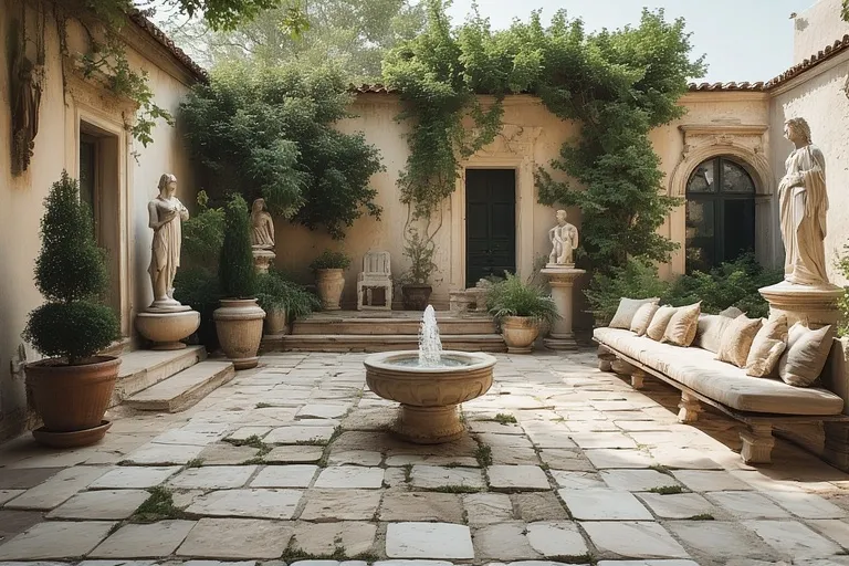Outdoor Spaces in Ancient Style