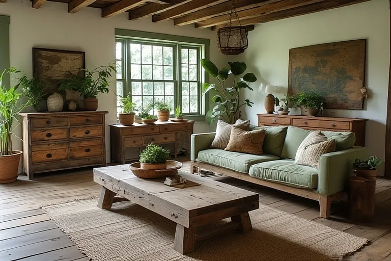 Reclaimed furniture styling