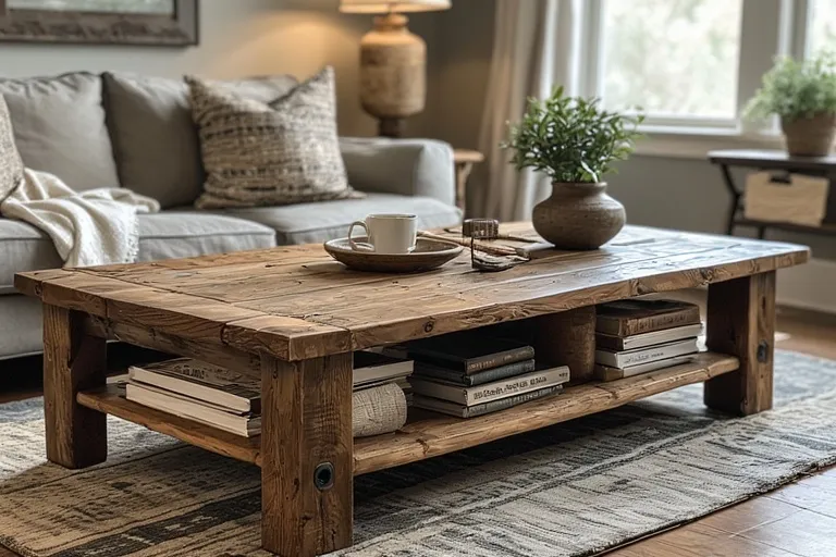 Rustic coffee table inspiration