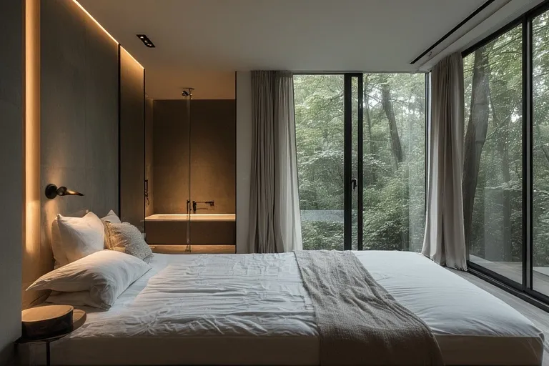 Small bedroom with tub ideas