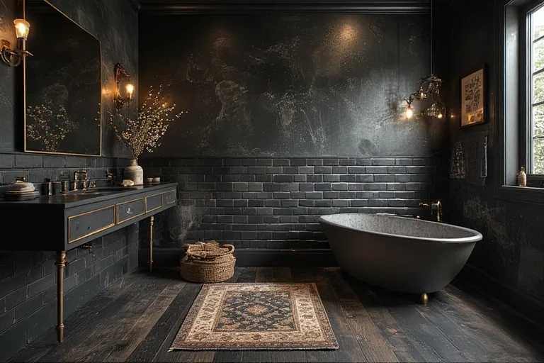 Small dark bathroom ideas