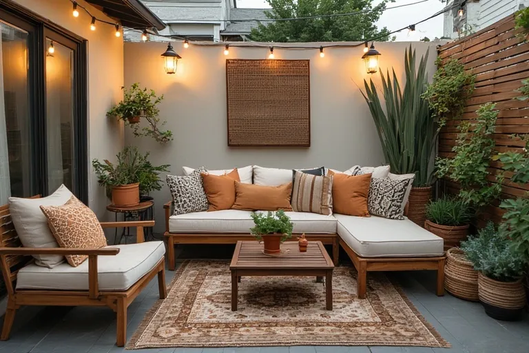 Small space patio ideas