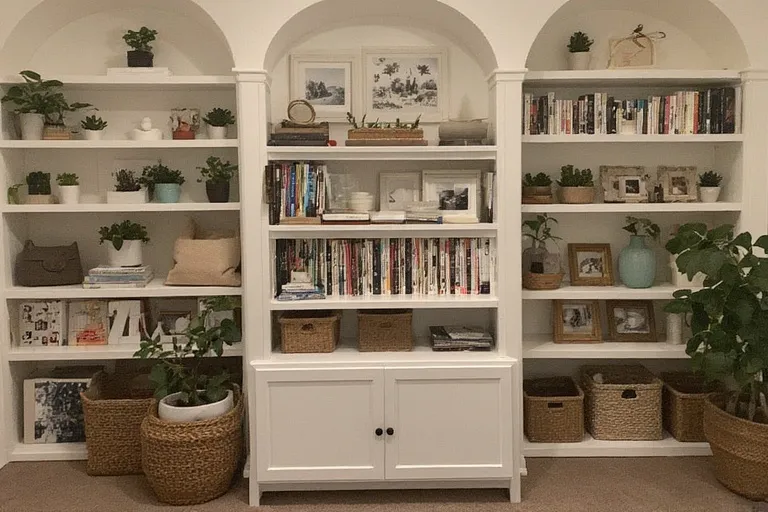 Tips for Styling Your Living Room Shelves