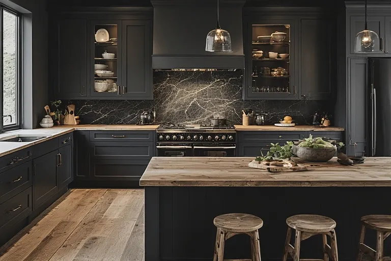 Understanding the Appeal of a Dark Moody Kitchen