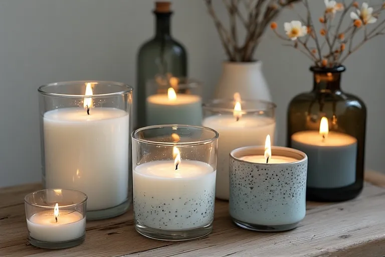 Use Candles for Warmth and Glow