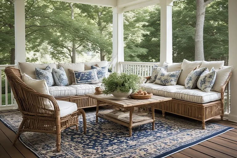Use Outdoor Rugs for Warmth and Style