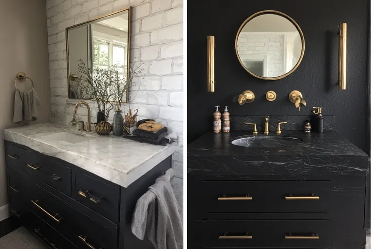 Warm Metallic Fixtures to Lift the Mood