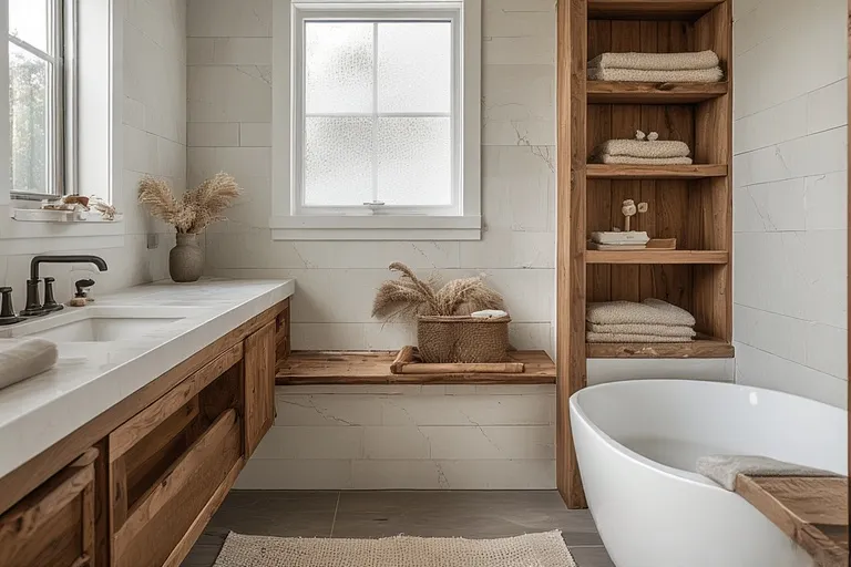 Wood Accents for a Warm Touch