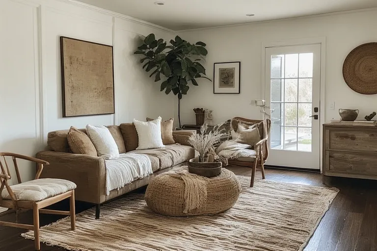 textured layering decor