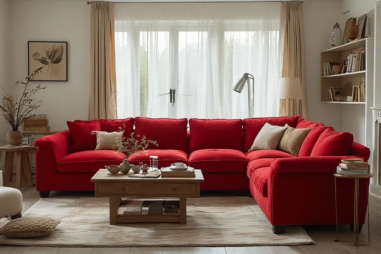 Benefits of Adding a Cherry Red Couch to Your Home