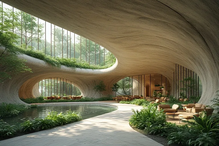 Biophilic Futuristic Design in Modern Architecture