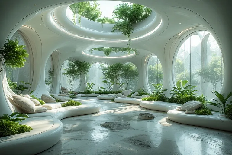 Biophilic futuristic design