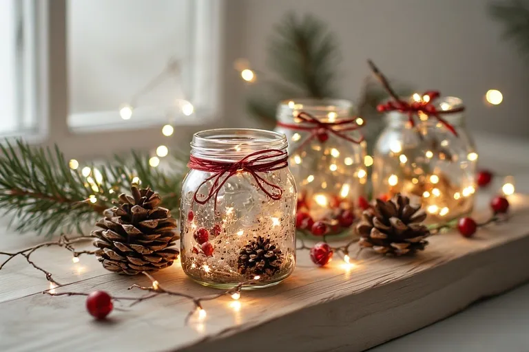 Budget Christmas decor DIY