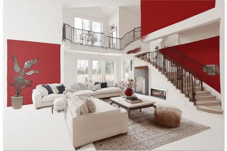 Choosing the Right Wall for a Cherry-Red Accent